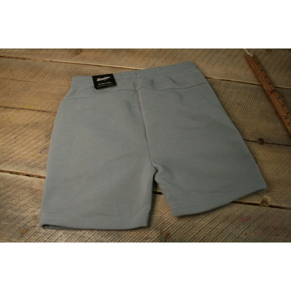 Brooklyn Cloth Knit Shorts Boys L 14/16 Gray NEW BSY8172F‎ Tech Zip Pockets